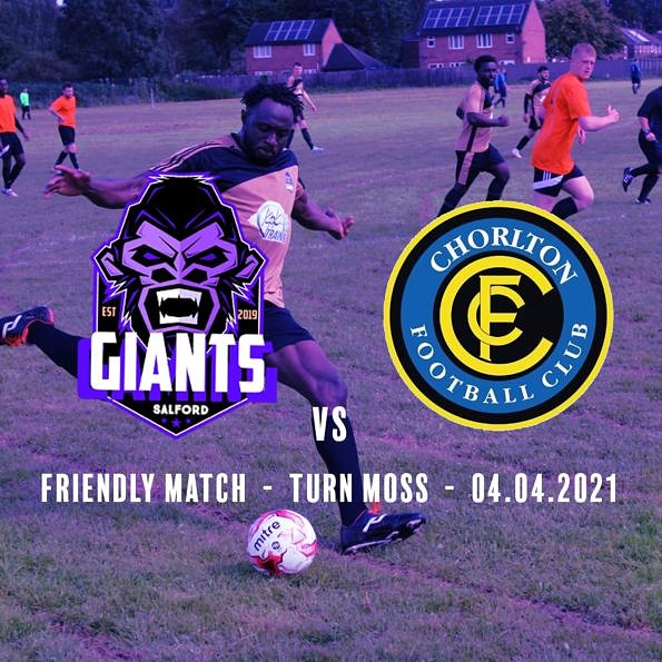 Feels good to have fixtures again ⚽️🥳🥳 its been tooo long.

First and last friendly before the league and cup games

Good preparation for the squad, brush cobwebs off and get ready for the remainder of the season 💯
🏟 Turn Moss 
🆚️ <a href="/ChorltonFooty/">Chorlton FC</a> 2nd 
📅 04.04.2021