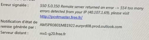 dab911's tweet photo. @MSFT365Status problem to send mail to recepient in https://t.co/v17Y3P2FPV. https://t.co/YdRnKehrfO