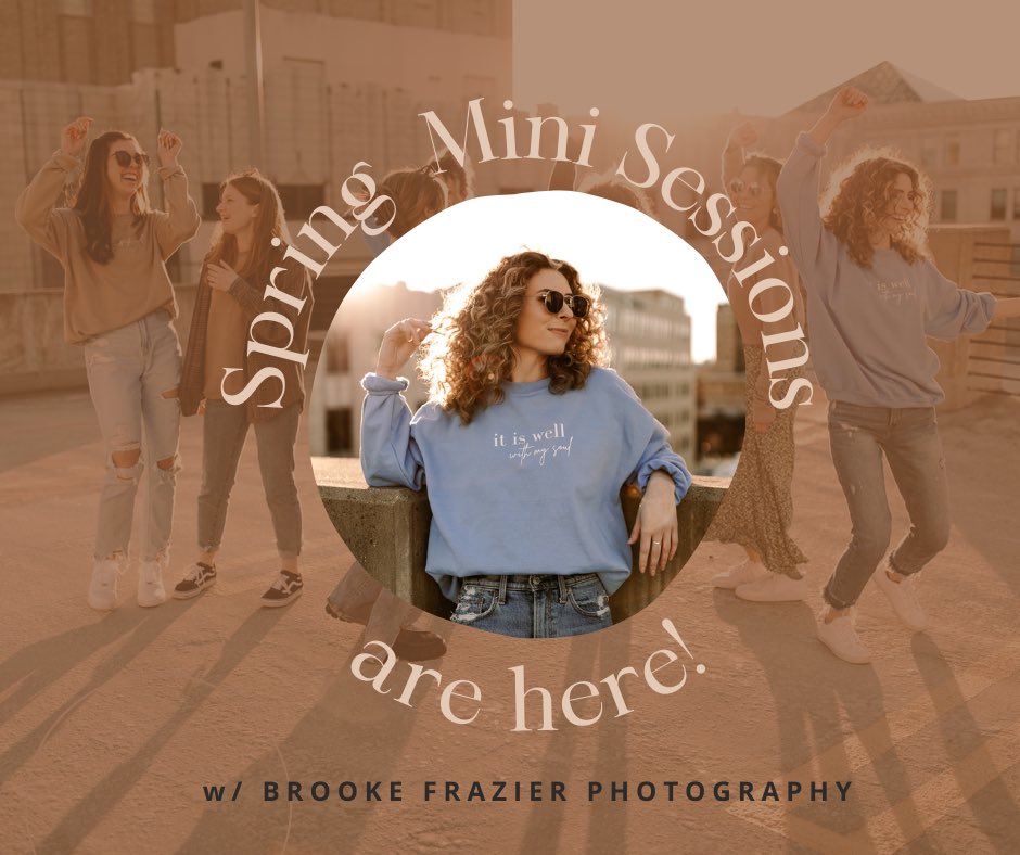 BrookeFrazPhoto's tweet photo. I AM NOW OFFERING SPRING MINI SESSIONS!🌷🤩

To get more info or secure a time slot, click the link: 
https://t.co/OuEHDtsZV5 https://t.co/zN1dBspuKx