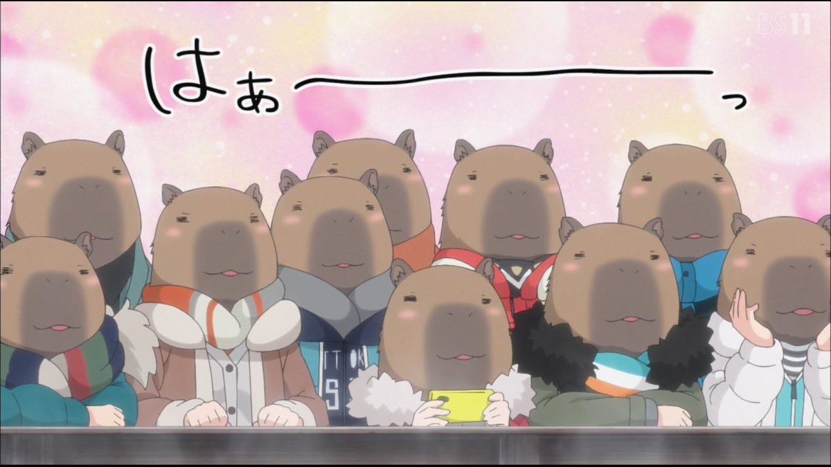 壁とか机とか A Twitter カピバラ ゆるキャン ゆるキャンd Yurucamp