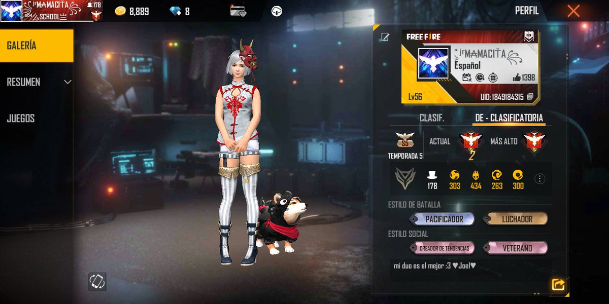 AreliJJS1's tweet photo. @freefirelatino ID: 1849184315 gracias 🥺❤️ https://t.co/J3RLVSKTEj