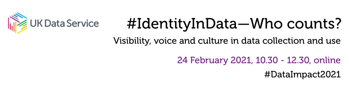 UKDSImpact's tweet photo. "One of the most interesting @UKDataService events I've attended."

Read what @GillianMPrior @kevin_guyan @DharmiKapadia @Daniel_Stajecki &amp; other participants said at #DataImpact2021 -"#IdentityInData: Who counts? 

(includes link to video of the event).

https://t.co/TnEhyPpaG0 https://t.co/L16YfbJSBc