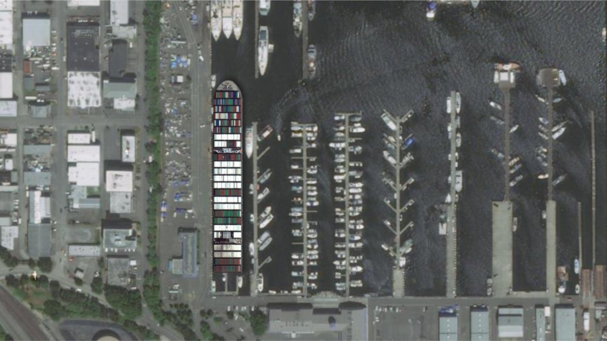 After finally being freed from the Suez Canal, the Ever Given quickly traveled to Seattle to hide out at the West Wall. The crew has been seen relaxing at the Highliner. 😏 🍺 
#AprilFoolsDay