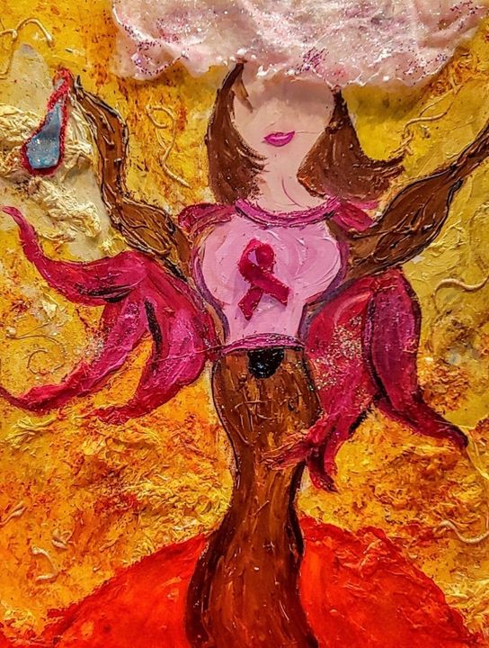 AmyOes's tweet photo. Featured Art of the Day: "Pink Rooted Strength". Buy it at: https://t.co/XuM4ew5sGG https://t.co/lPeMtmVuDw