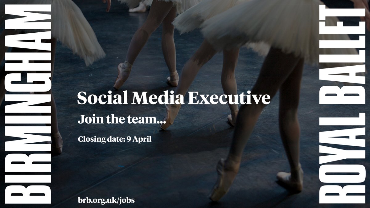BRB's tweet photo. We are looking for a Social Media Executive to join our team! The closing date is Friday 9 April at noon and full details can be found at https://t.co/ihsyRlOnKe https://t.co/Fr2nvTfVAF