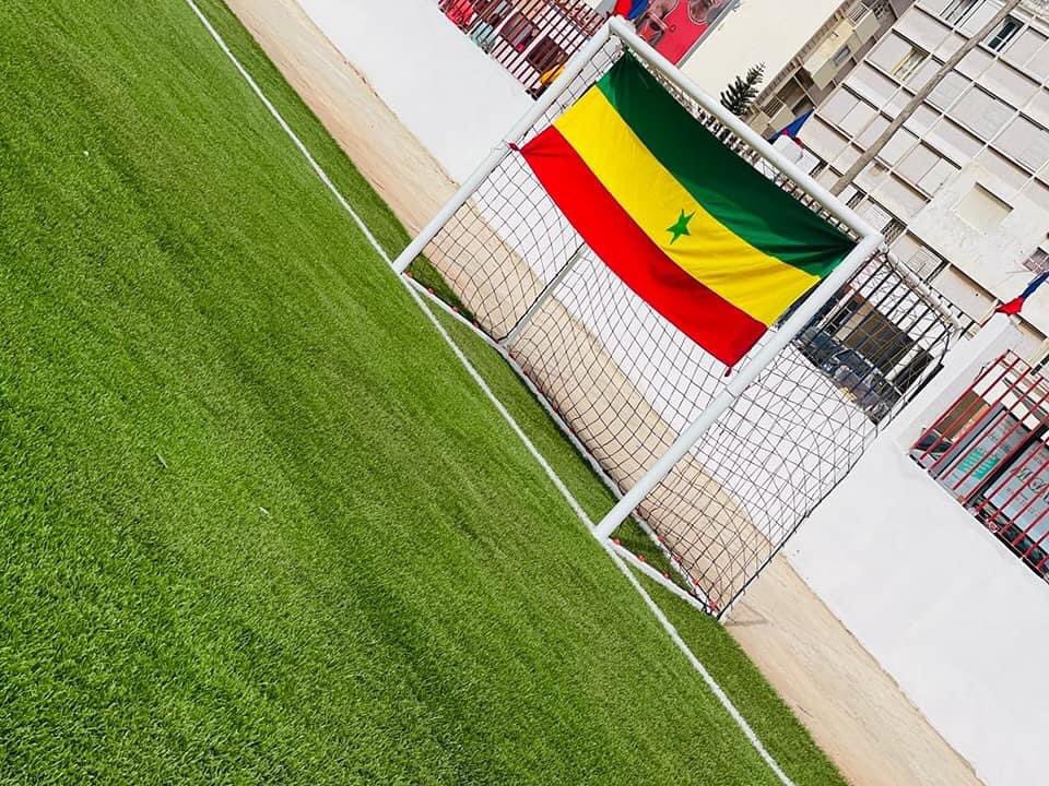 13footballC's tweet photo. Les premières images de l'inauguration du Terrain de Niarry Tally cet après midi 16H 😍 https://t.co/nykYlEeSNg