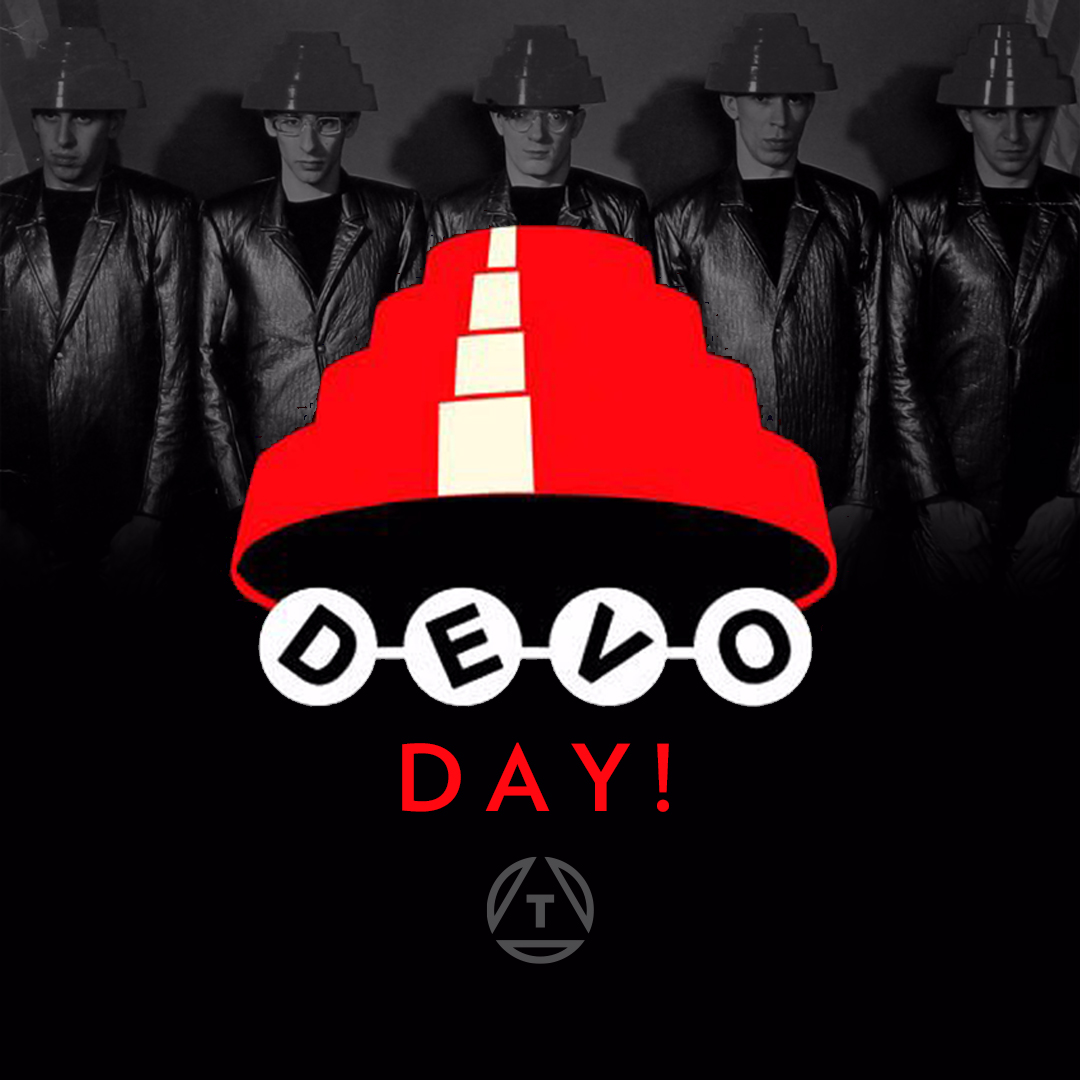 It’s #DevoDay! That’s right, everyone’s favorite energy dome-donned band from Akron has their own day. They’re also nominated for induction into the Rock &amp; Roll Hall of Fame!
Vote at vote.rockhall.com to make sure a band from Akron makes it into the <a href="/rockhall/">Rock & Roll Hall of Fame</a>! #DEVOte