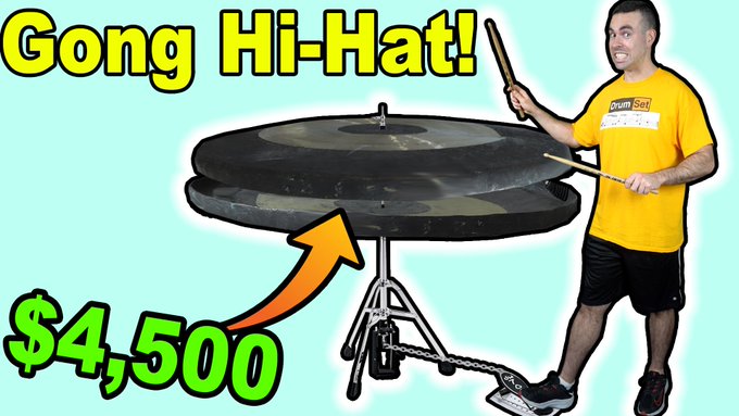 I built a hi-hat out of GONGS! Check it out here - https://t.co/Vju0exnU08 https://t.co/5V5Dfhv6XC<a href="/tag/marchingarts"class="tags"><span>#marchingarts</span></a><a href="/tag/emcproductions"class="tags"><span>#emcproductions</span></a><a href="/tag/tenordrums"class="tags"><span>#tenordrums</span></a><a href="/tag/drumbattle"class="tags"><span>#drumbattle</span></a>