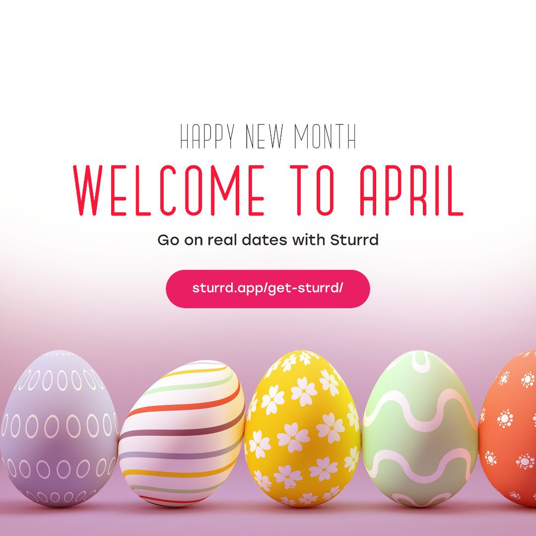 sturrd_co's tweet photo. Welcome to April 🐣 https://t.co/1JbpaDbsLs