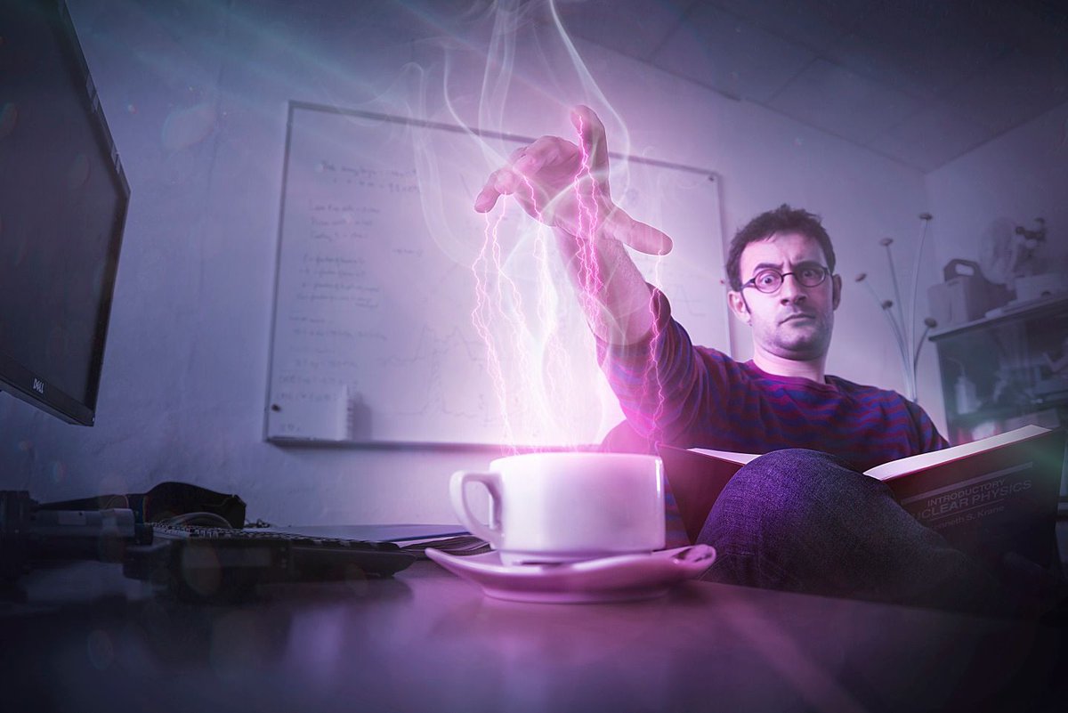 CERN's tweet photo. 6 years ago, CERN announced the first unequivocal evidence for the Force. Since then, we have been harnessing the Force to return reference books to their shelves and sometimes to reheat coffee at CERN.📚☕️ #ThrowbackThursday 

#AprilFools' or real? 😉: https://t.co/znMyOwIVTt https://t.co/kIjT6ZpQGW