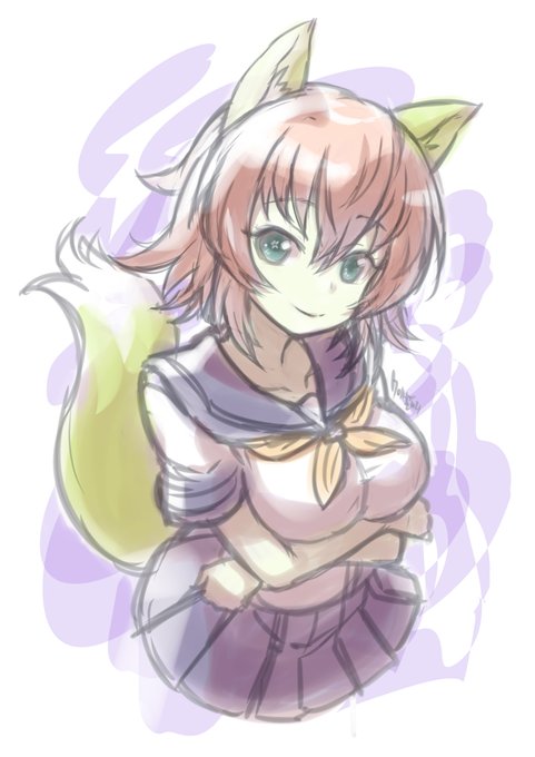 筆ならしに「いにしえのオリキャラ」を描いてみた^^ 