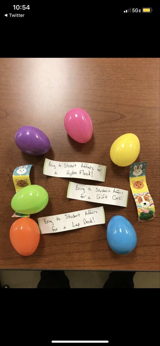 MidwayUnivSA's tweet photo. Looks like the Easter Bunny visited Midway U this morning! We've heard that he included gift cards and other awesome prizes! Have fun collecting eggs and please remember to throw away them away. https://t.co/LBg0L5xk4m