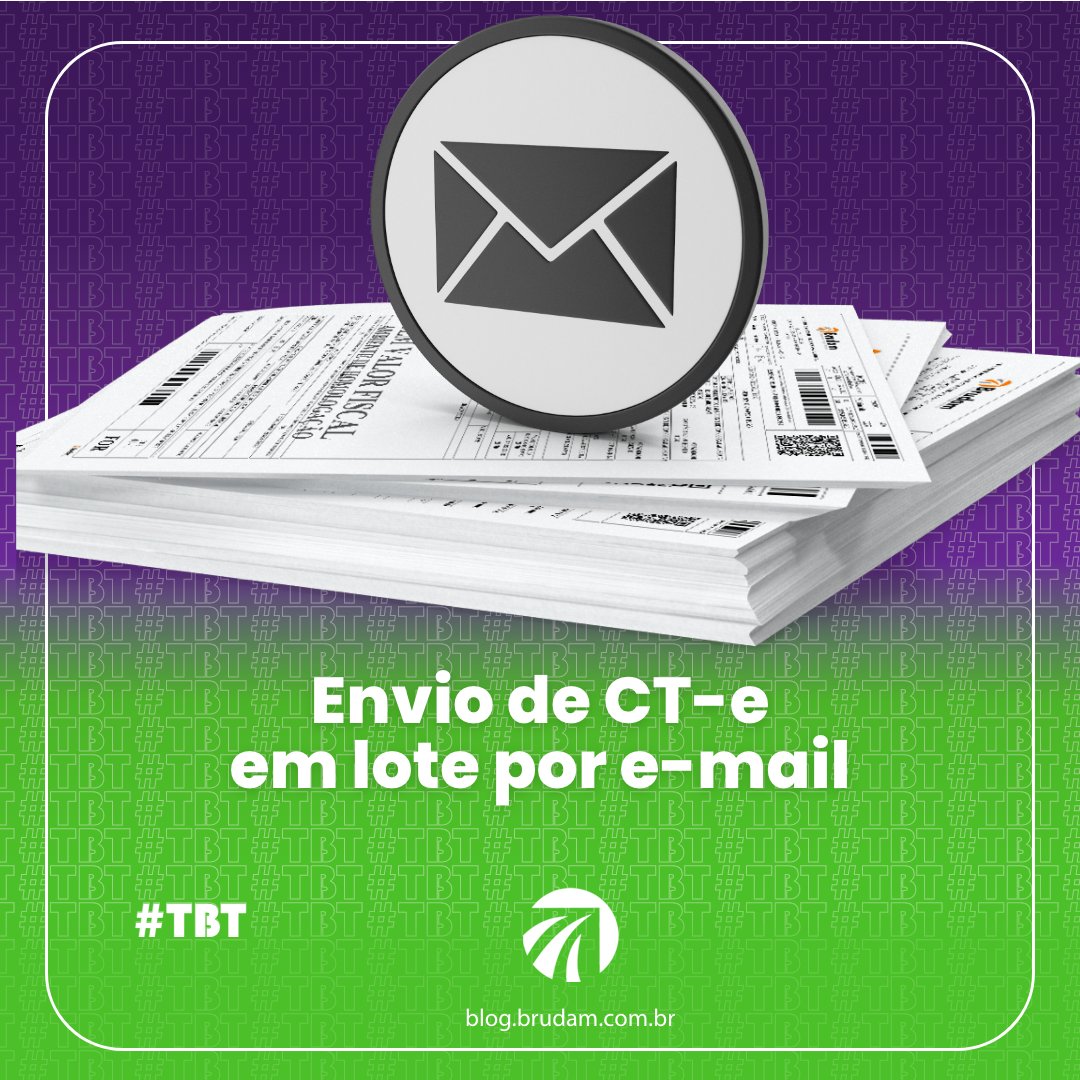 Brudam1's tweet photo. Você conhece o ENVIO DE CTE EM LOTE?

🚀📧Esta funcionalidade agiliza seus processos de forma muito eficaz na hora de enviar vários CTE-s por e-mail.

➡ Saiba mais: https://t.co/8523wl2wZF

#TBT #funcionalidadeTOP #envioCTE #CTE #conhecimentodetransporte #brudam #TMS https://t.co/tvMzX3j2Q1