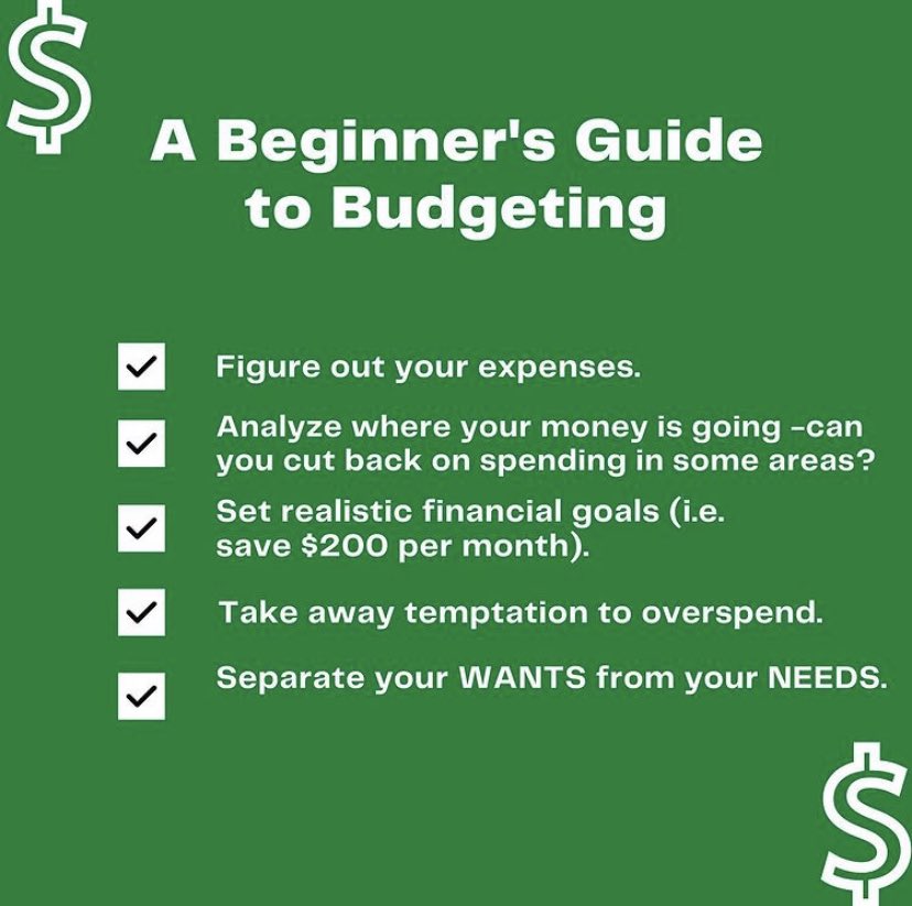 Stockupedu's tweet photo. $$$ - Budgeting Guide! https://t.co/bQxpgCMeJL