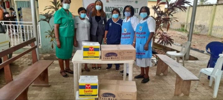 RICOM3Project's tweet photo. Through the kind donations of Jhpiego Miles for Mothers donors, PPEs were donated to four(4) facilities across the Ikorodu and Alimosho LGA's in Lagos State.The donations were well appreciated as we continue to help control the spread of COVID19 and other infectious diseases. https://t.co/z1QKwg1ti3