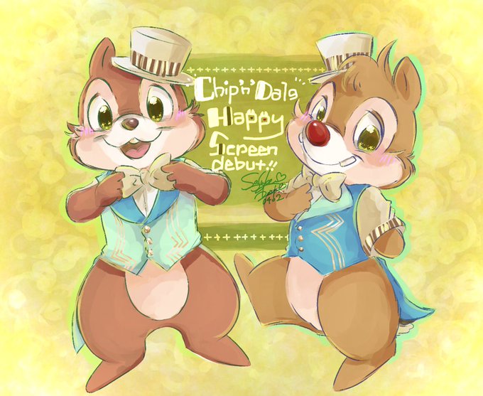 チップとデールのtwitterイラスト検索結果
