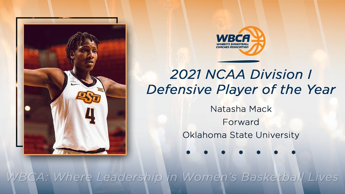 WBCA1981's tweet image. 🏆: 𝟐𝟎𝟐𝟏 𝐖𝐁𝐂𝐀 𝐍𝐂𝐀𝐀 𝐃𝐢𝐯𝐢𝐬𝐢𝐨𝐧 𝐈 𝐃𝐞𝐟𝐞𝐧𝐬𝐢𝐯𝐞 𝐏𝐥𝐚𝐲𝐞𝐫 𝐨𝐟 𝐭𝐡𝐞 𝐘𝐞𝐚𝐫

Congratulations to Natasha Mack (@tashamack04)!

🔗: bit.ly/WBCADIDPOY321

#WBCAwards | @osuwbb | @osuathletics