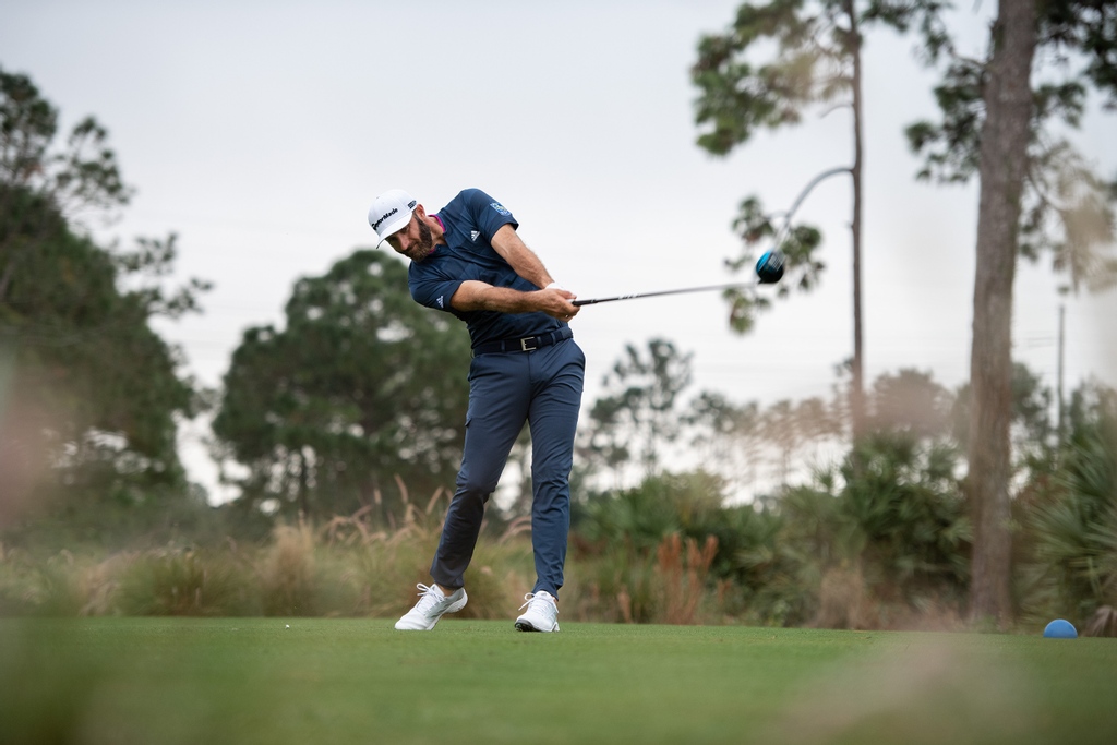 TRENDYGOLF's tweet photo. Full send! @djohnsonpga
•⁠
Dj wearing Primeknit Polo Crew Navy/Night Indigo from @adidasgolf . The seamless construction and primeknit fabric offers breathable comfort throughout your round.
•⁠
•⁠
#trendygolf #adidasgolf #golf #golffashion #primeknit https://t.co/kJyo9nZJwE