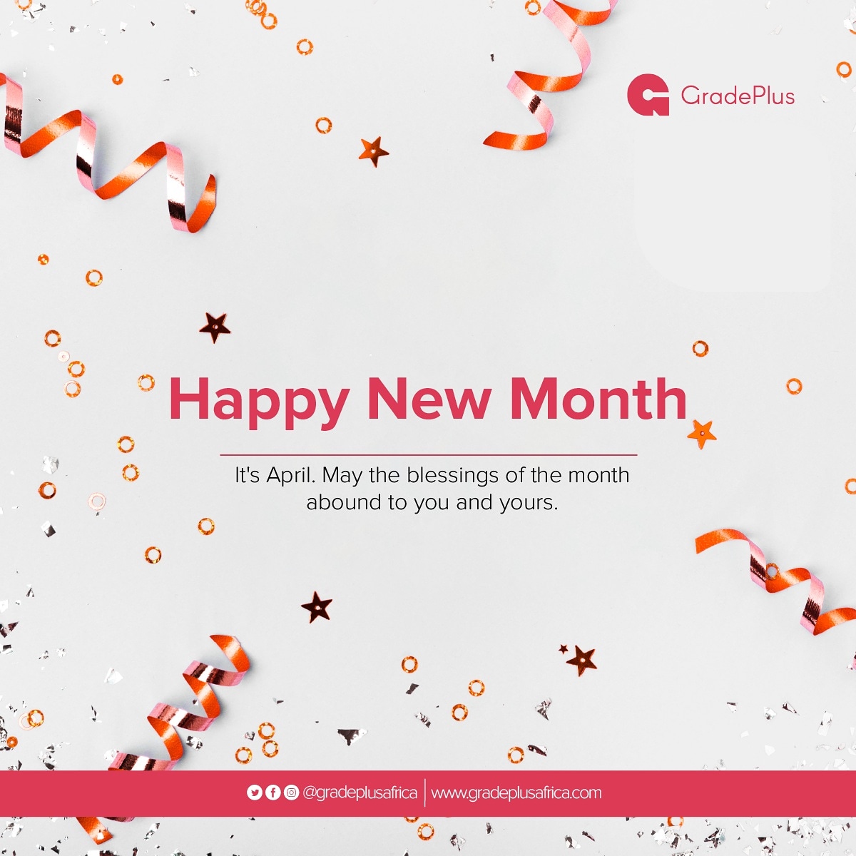 gradeplusafrica's tweet photo. It's the second quarter of the year already 💃💃

Welcome to April. Keep growing! Keep learning! Keep doing awesome things!

It's a great month. 

What are your goals this month?

#april #happynewmonth #learning #growth #motivation #staymotivated #students #gradeplus https://t.co/pTnC3PMrrW