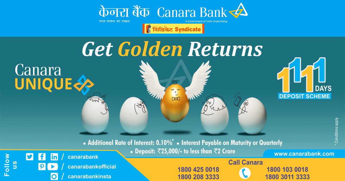 Canara Bank tweet media