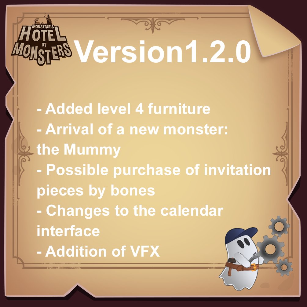 MonstrousHotel's tweet photo. Great day for your hotel as a new monster is available for invitation 📧  
Please welcome the mummy 🧻!  And no, this is not a joke 😊 

#indiedev #indiegamedev #indiegames #gamedev #mhm #mobilegame #mobiledev #unity #unity3D #unitydev https://t.co/QyAiKOER2l