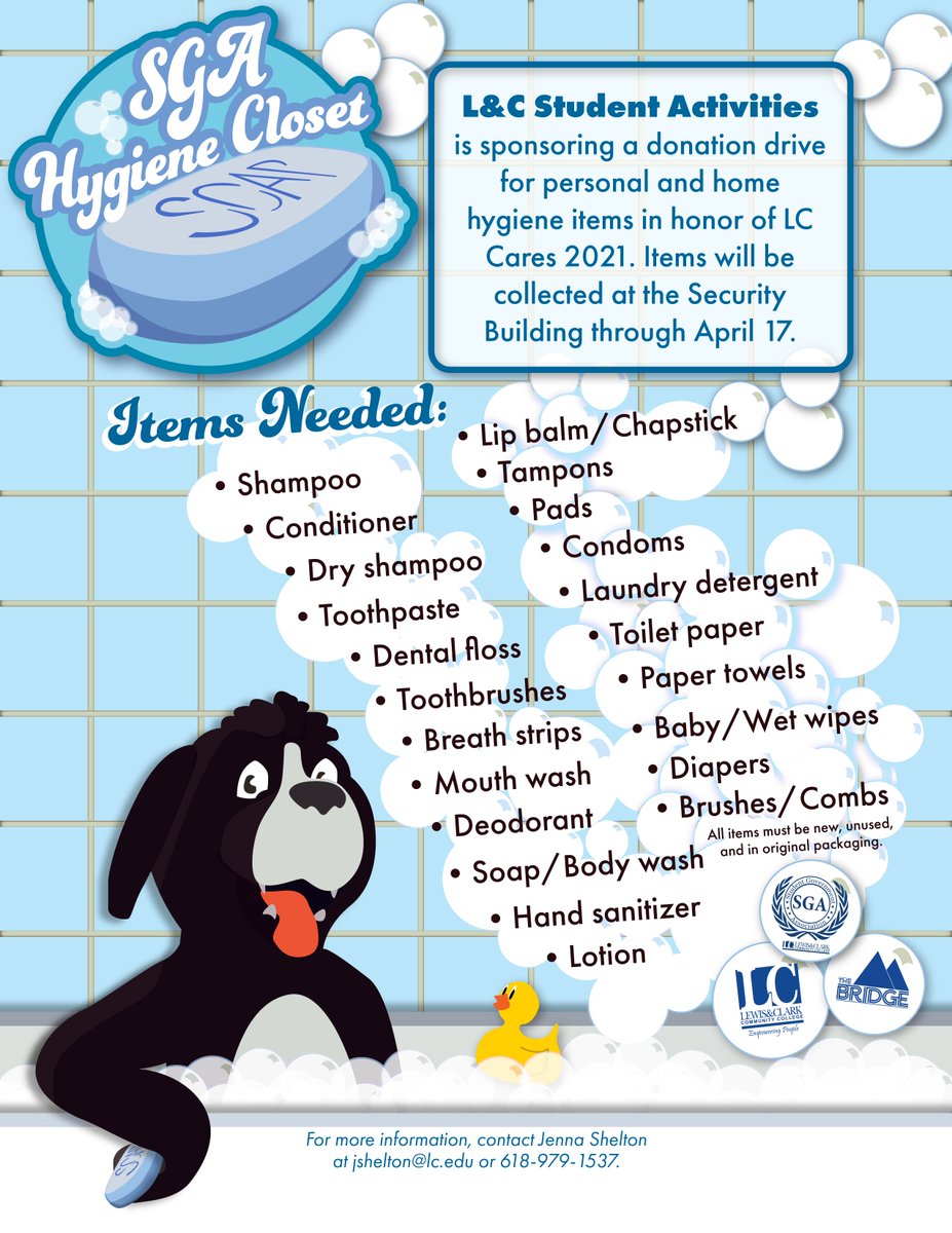 899WLCA's tweet photo. Lewis and Clark Community College is trying to help out students that have been affected by COVID-19 and are struggling.
Help us help others! If you are wanting to help out, please check out the picture below or contact Jenna Shelton  at jshelton@lc.edu or (618) 979-1537. https://t.co/sJZyLu3BL5