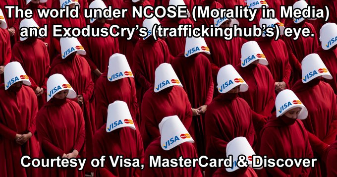 For 4 months Visa & MasterCard have banned payments to sex workers on behalf of anti-porn religious groups