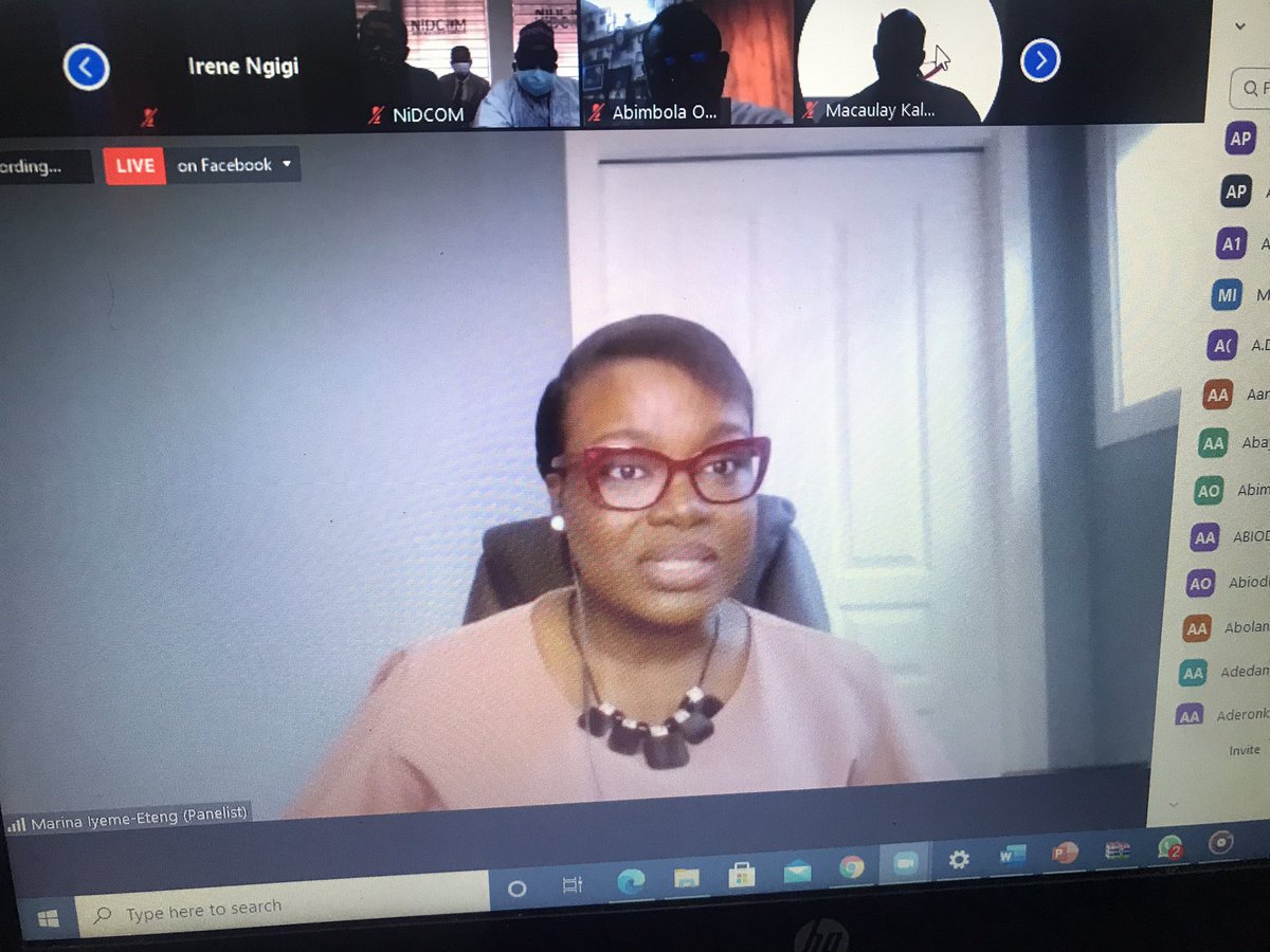 AfricaPolling's tweet photo. We have come to the end of the Virtual Policy Dialogue on #CanadaRush. We want to specially thank all our panelists for sharing with us. Thank you also to all our participants. 

@kunleoje @AzummeDegun @DrOlubamiji @marina_esiri @Bellemskey @LeadersAfrica https://t.co/cw9cENsb6U