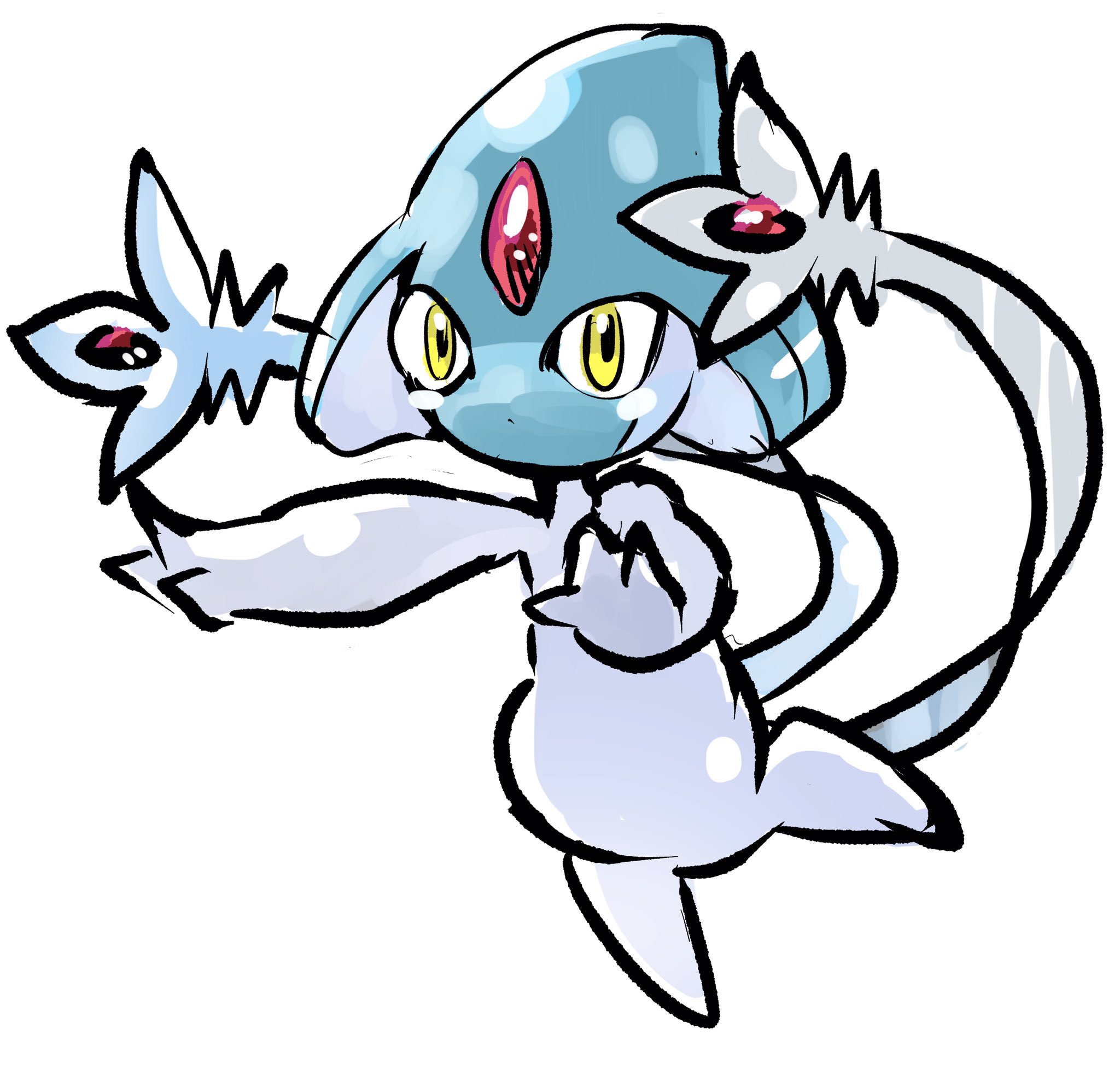 らくがきしたがり屋 夏の日差しが辛っ 1日1ポケモン ポケモン ポケットモンスター Pokemon らくがき1日1 ポケモン 1日1絵 らくがき イラスト Azelf 4 アグノム T Co P6b7sydjwg Twitter