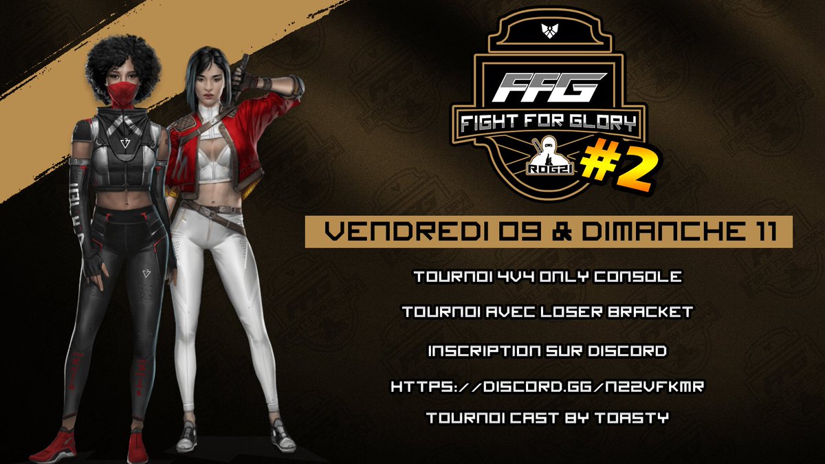 📣Les inscriptions pour la FightForGlory#2 ont débuté📣 

Qui viendra cette fois détrôner <a href="/SerenityESP/">Serenity</a> ?🤔