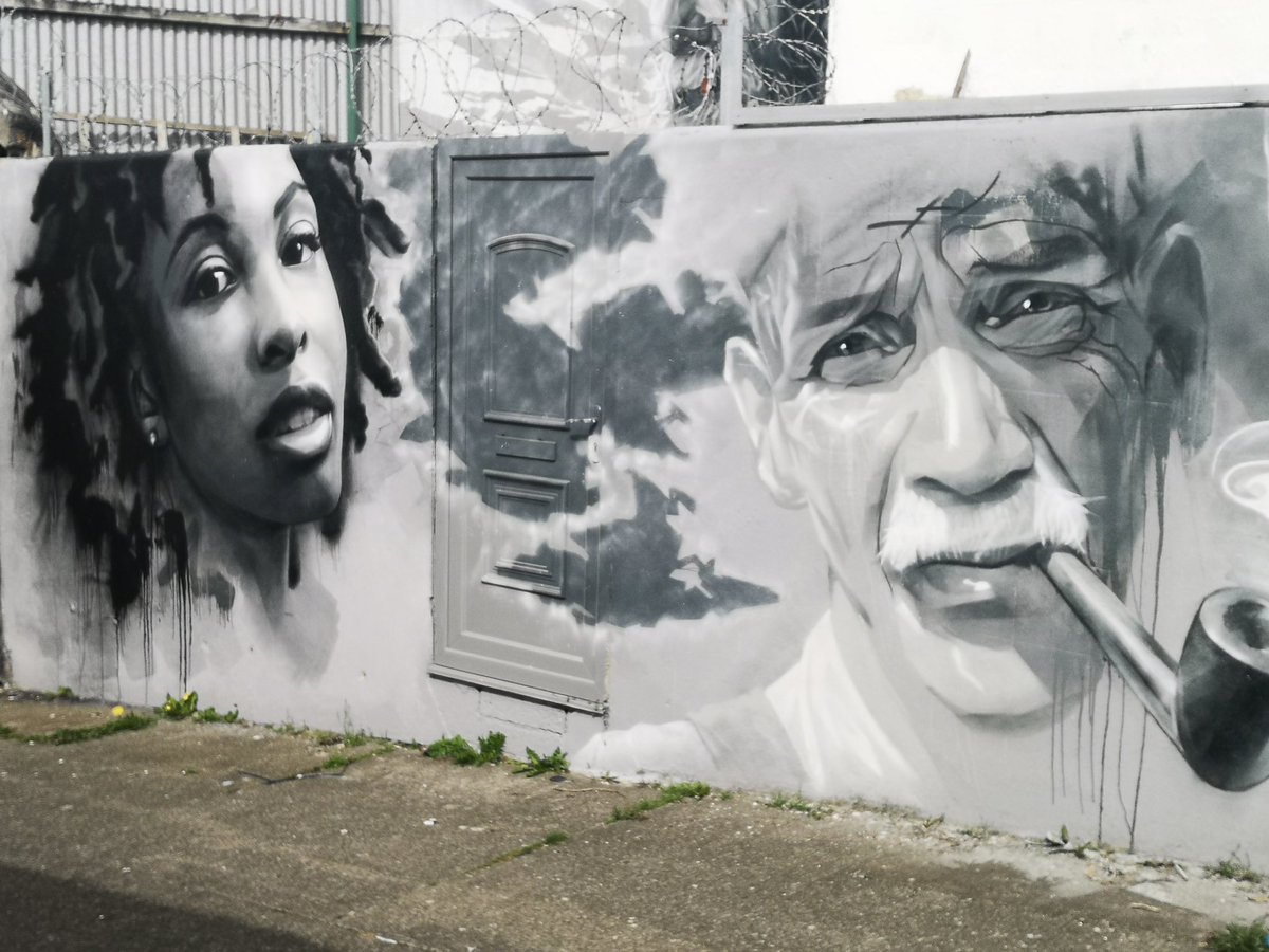 WenF2226's tweet photo. Loving the new art works near Victoria Park today. Thanks for sharing where they were @craigmiles1980 https://t.co/dvwo8bKhd5