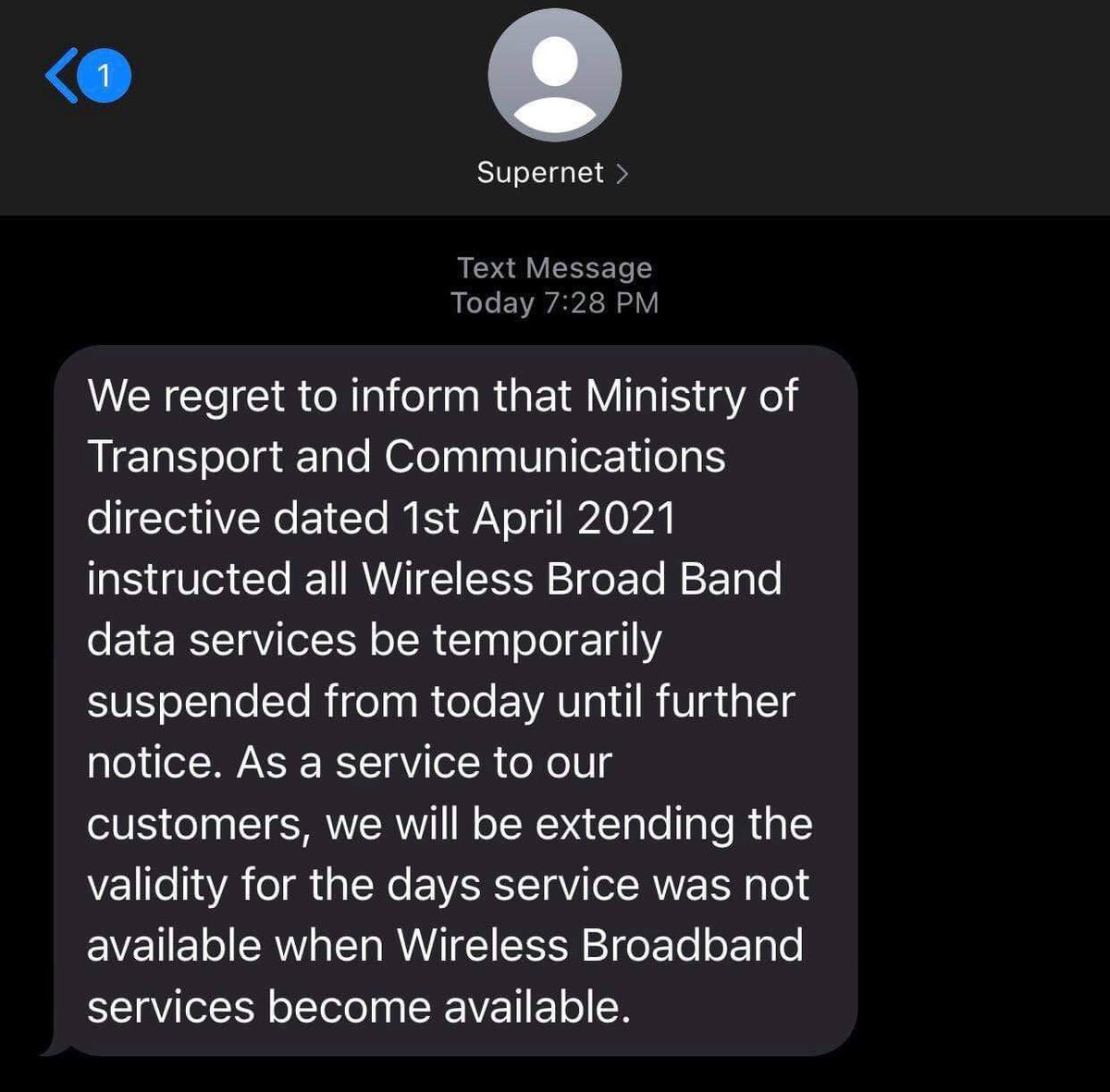 MayEaindraSoe's tweet photo. Broadband wireless wifi ll be shut down while majority is depending on it for news. It s so clear that Junta s trying not to spread all his atrocities. Telecom companies must stand with citizens to save Myanmar from news blackout.
#Apr1Coup
#WhatsHappeningInMyanmar https://t.co/sAcbxHXy1k