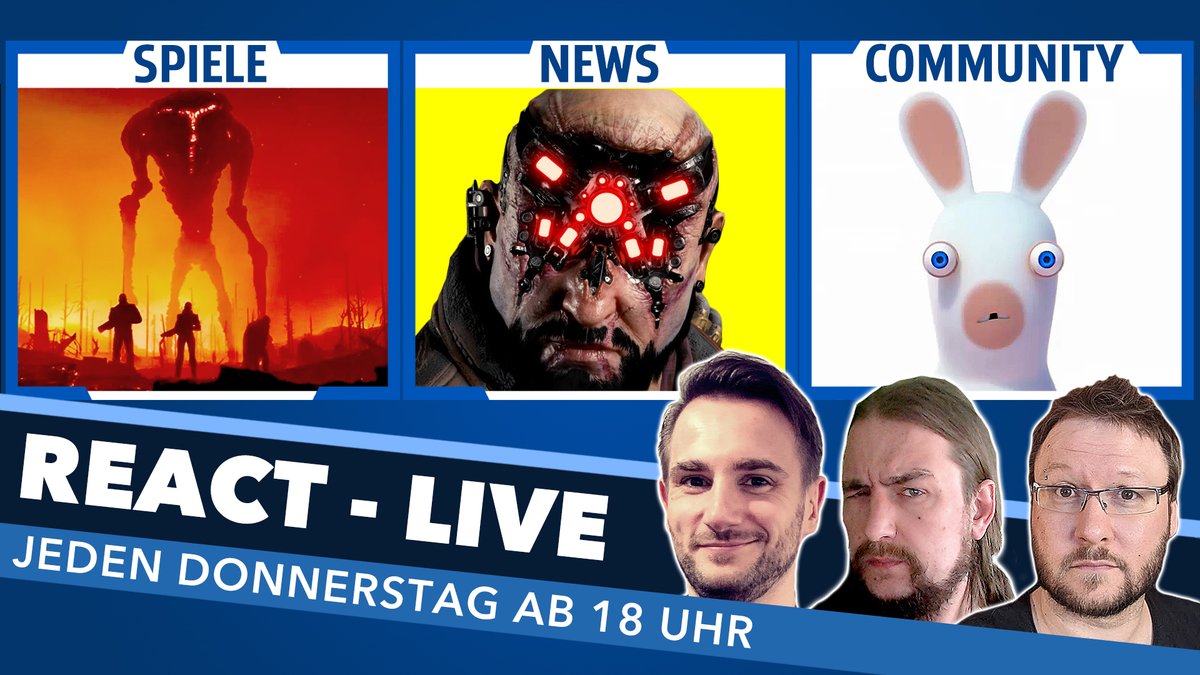 🚨 JETZT LIVE 🚨 
Was kann der #Cyberpunk2077-Patch 1.2 wirklich? Wie cool ist #Outriders? Und was sind EURE Themen des Tages? Quatscht mit uns JETZT darüber in #ReactLive!

👉 youtu.be/TDBF_GTvRMU
👉 bit.ly/maxlivestream
