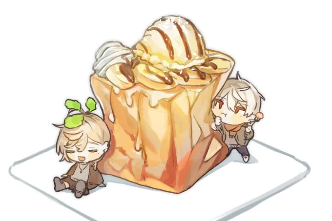 落城ハニートースト
 #くろのあとりえ 