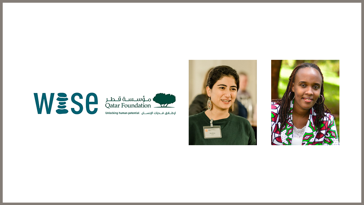 SalzburgGlobal's tweet photo. Following a “very competitive” application process,  @SalzburgGlobal Fellows Andrea Fahed and @wairimuevans have been chosen to join the @WISE_Tweets' #EmergingLeaders 2021 cohort. Congratulations! https://t.co/sRsfBOetFg #SGSyci #SGSedu https://t.co/YX2aCeq2xI
