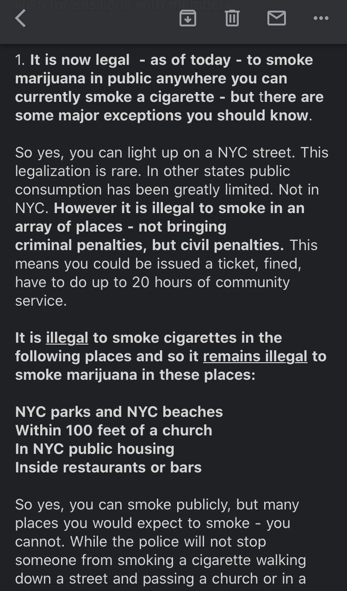 oddashley22's tweet photo. in connection to my last tweet; WEED SMOKERS IN NYC PLEASE READ. 
Shoutout to my boss for making shit real clear. 🙏🏾 https://t.co/k22W9yKh2y