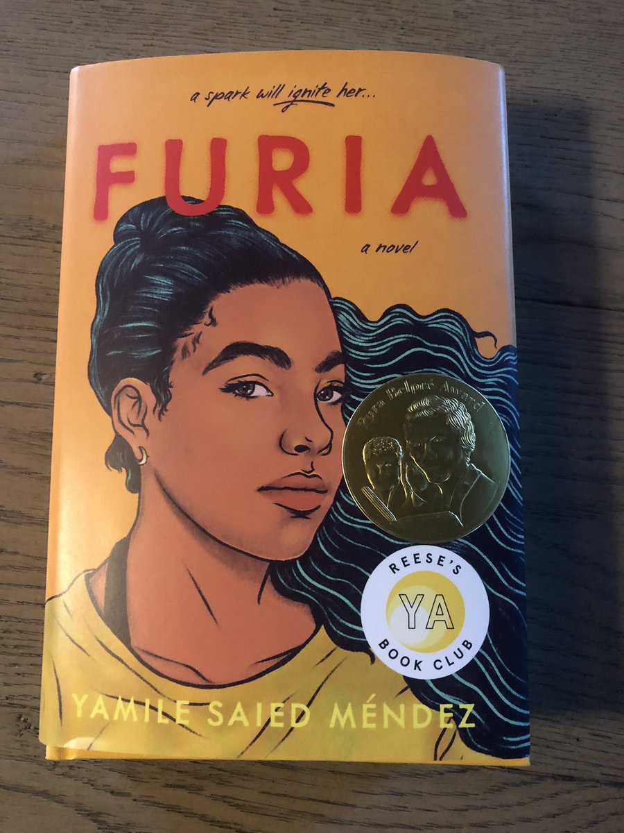 Book 37: Furia. I liked this book a lot more than I thought I would. (Soccer is not my sport.) Shows you good writing beats out everything! Another great book cover as well.  @YamileSMendez