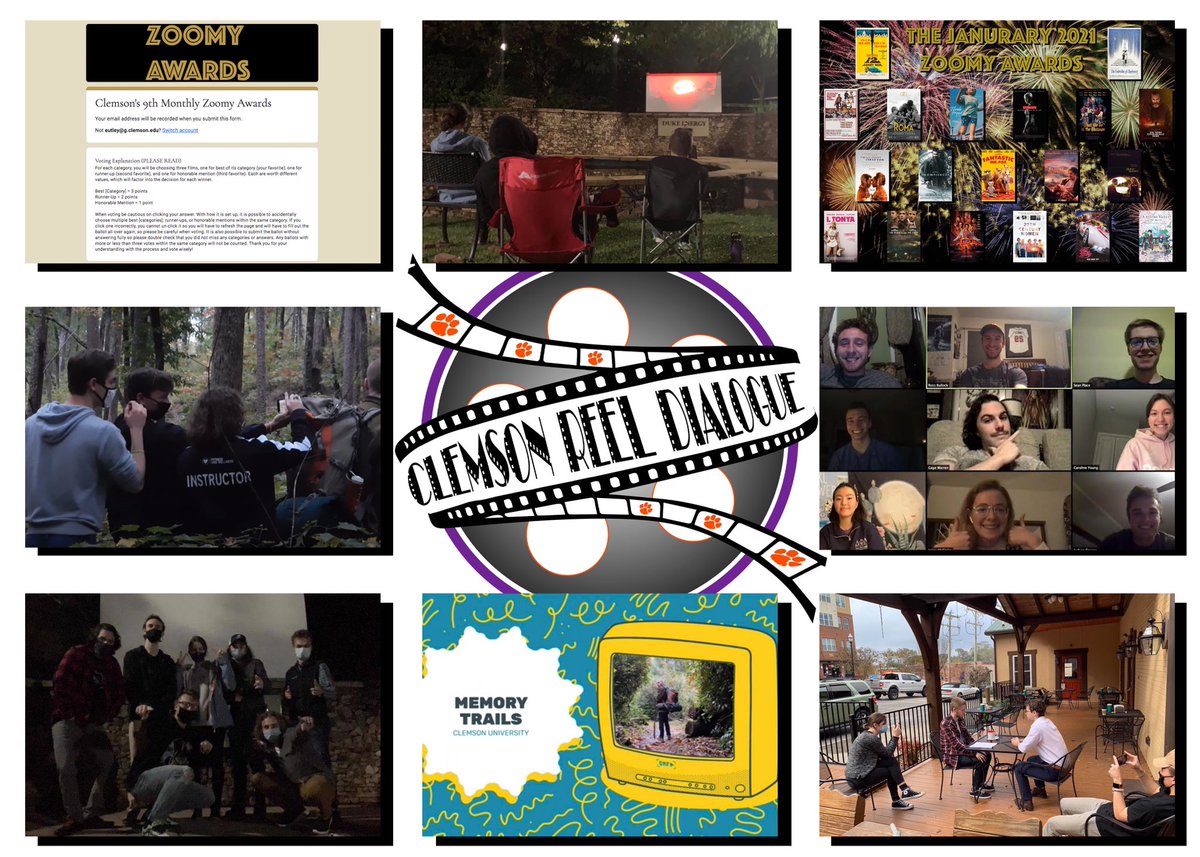 CUTIGERLIVE's tweet photo. ORG SPOTLIGHT: In preparation for tomorrow’s FEATURE FRIDAY, TigerLive Entertainment would like to spotlight @clemsonreeldialogue! 😃 https://t.co/uWcPaRcFOw
