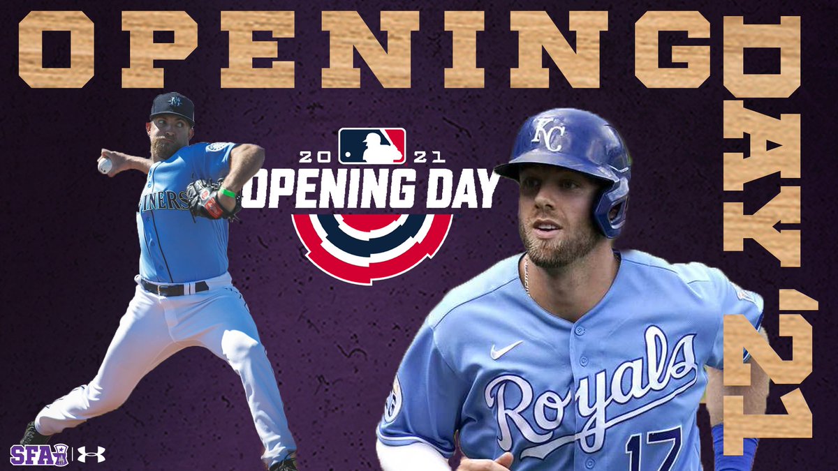 Lumberjacks 🤝 Opening Day

Congrats to <a href="/willyvest/">Will Vest</a> who looks to make a splash with the <a href="/Mariners/">Seattle Mariners</a> and <a href="/hdozier_17/">Hunter Dozier</a> who gets ready to start another season with the <a href="/Royals/">Kansas City Royals</a>!

#RaiseTheAxe
#AxeEm