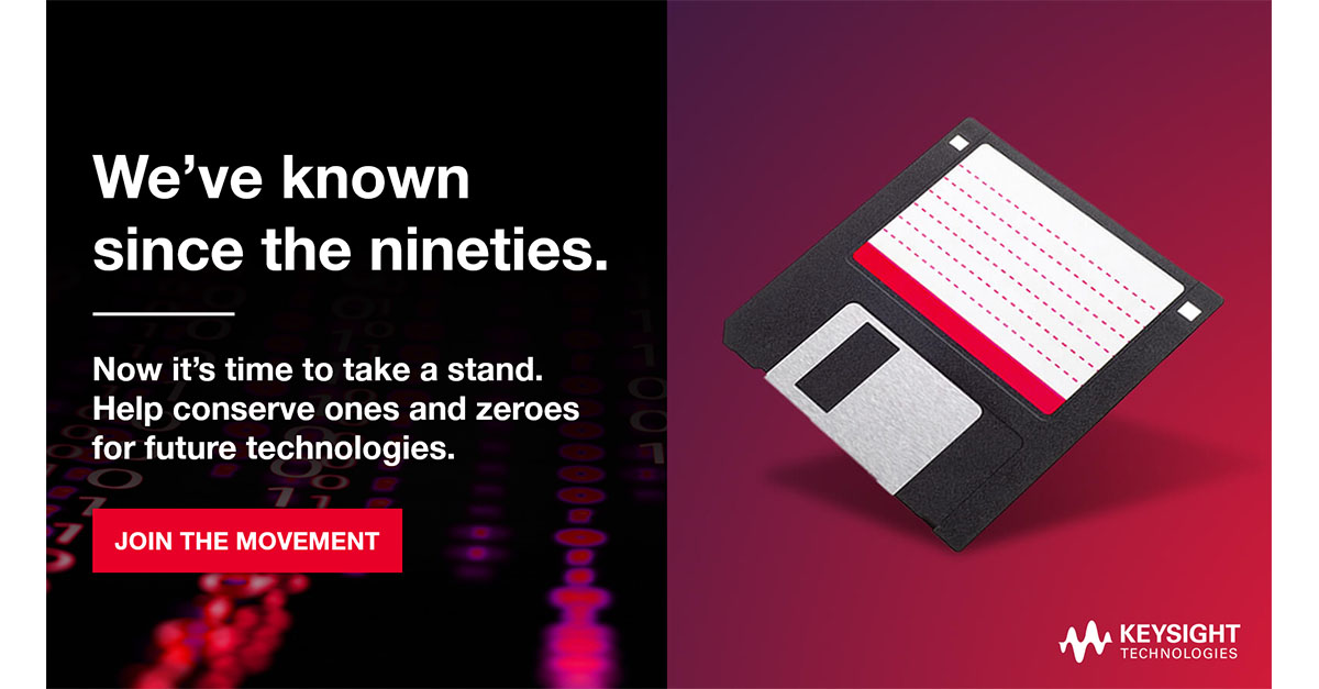 Keysight's tweet photo. Electronic devices are depleting ones and zeroes at an alarming rate. Add your name to our list of concerned innovators by midnight April 1, 2021, and be entered to win prizes. (US &amp; Canada Only) Share your solutions in the comments. https://t.co/5XIXHrOi6R #SaveTheBits https://t.co/67vfq1XbQh
