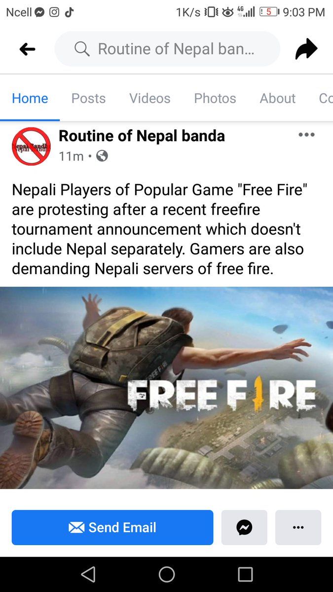 AsianBaba3's tweet photo. @RONBupdates Thank u for the post.
Hera keta haru hamro tweet gareko waste vako xaina.First Time routine le Freefire bare Post garyo and coz of you guys.Lets keep retweeting.@RONBupdates Can you please that server line from post
#FairPlatformToNepal 
#SeparatetournamentforNepal https://t.co/KOfHBzMy47