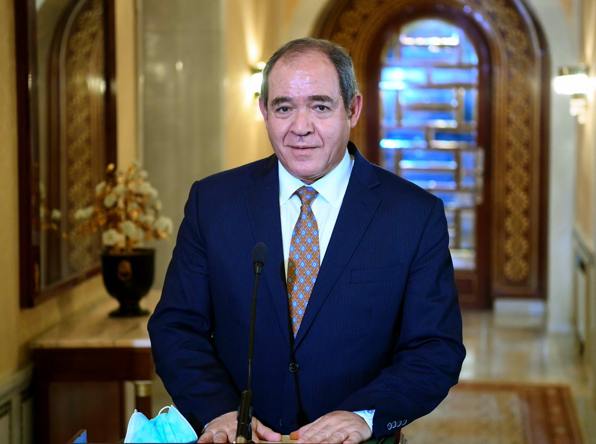 TnPresidency's tweet photo. رئيس الجمهورية #قيس_سعيد يستقبل وزير الشّؤون الخارجيّة الجزائريّ صبري بوقادوم الّذي جاء محمّلا برسالة شفويّة من فخامة الرئيس الجزائريّ عبد المجيد تبّون. #TnPR https://t.co/1LOfm4aQ11