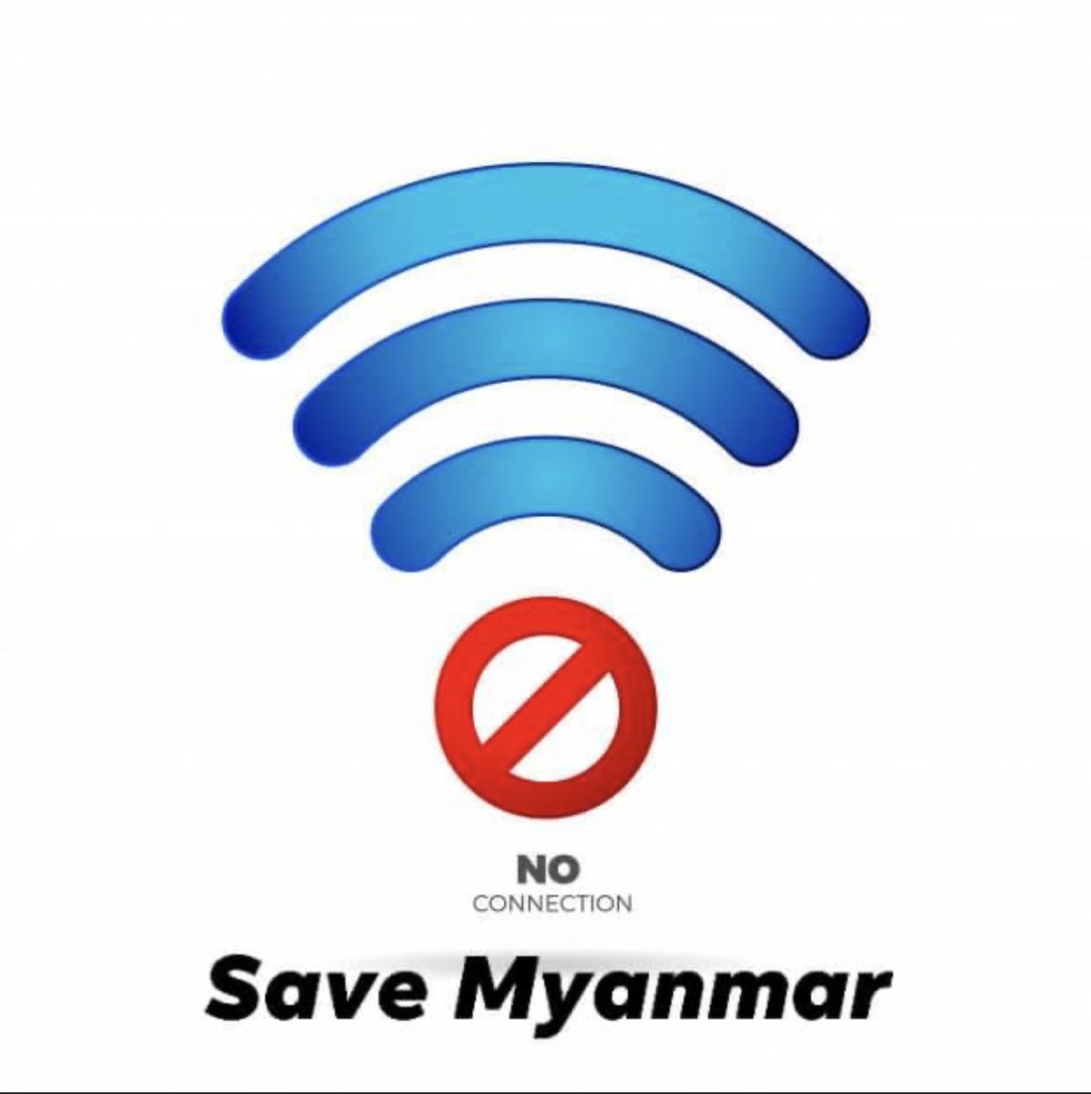 Military council orders shutdown of Wi-Fi .
The Ministry of Transport and Communications has instructed all internet services such as Anada, Telenor and Ooredoo, which currently provide wireless broadband data service in Myanmar, to be shut down without instruction.
#Apr1Coup