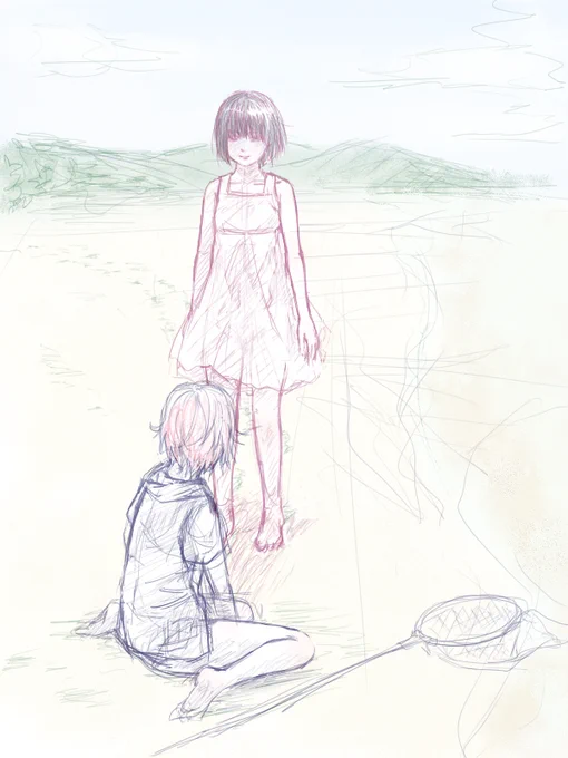 曇りガラス何とかはうそっぱちだけど……
リプといいね下さった方々に非常に申し訳ないので、以前気まぐれに途中まで描いたホラー漫画をちょっとだけ……セリフも入れてませんが…… 