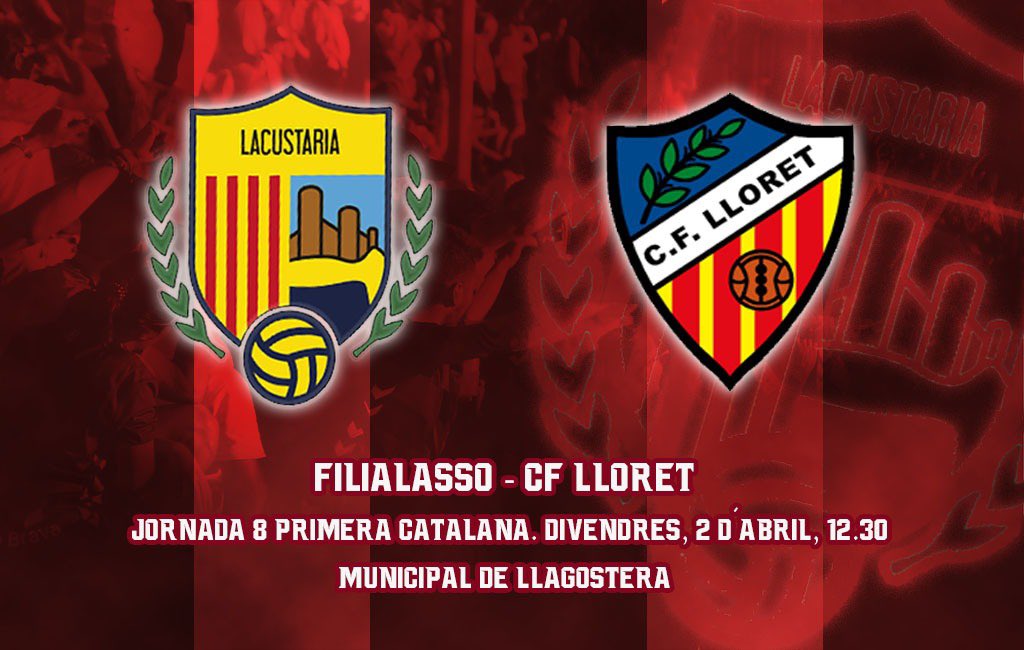 🚨 I demà torna a entrar en acció el #filialasso!! 🎬

💥 El conjunt de <a href="/marioferga/">Mario fernandez</a> rep el Lloret a les 12:30!! 

Som-hi equipàs!! 🔵🔴 

#LlagosBLloret