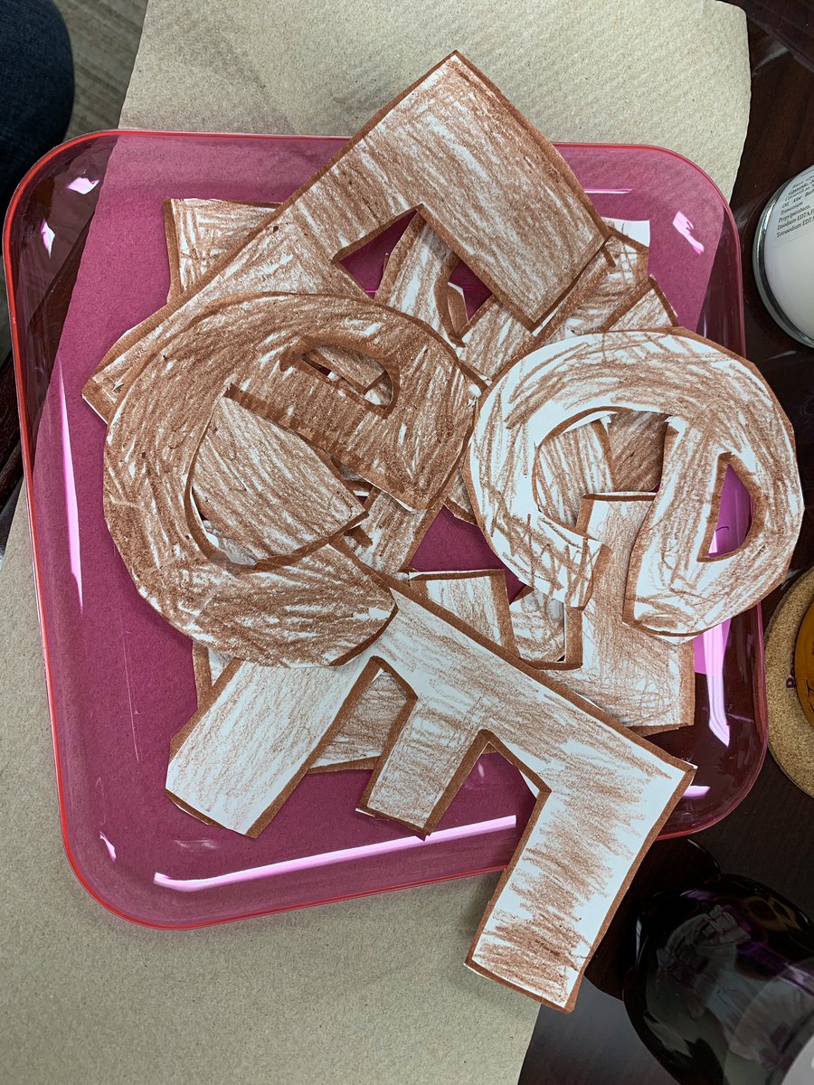 tanyakayd's tweet photo. Brown”e”s for the principal today. Happy April Fool’s Day - I love my tribe!! #tinytribe #pngproud https://t.co/TKLTS4pDMQ