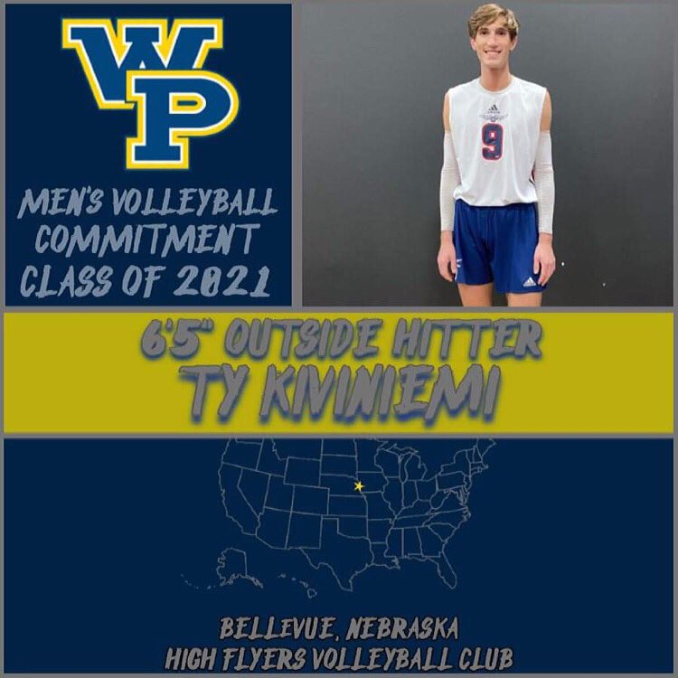 StatesmenMVB's tweet photo. 🚨Commitment Alert🚨
Statesmen Nation join us in welcoming 2021 Ty Kiviniemi to WPU and the MVB Family! Ty is an outside hitter from Bellevue, NE where he plays club for High Flyers! Ty will be the 1st player from Nebraska on our roster. Excited for you to get here in the fall! https://t.co/ia1Za3R8Uf