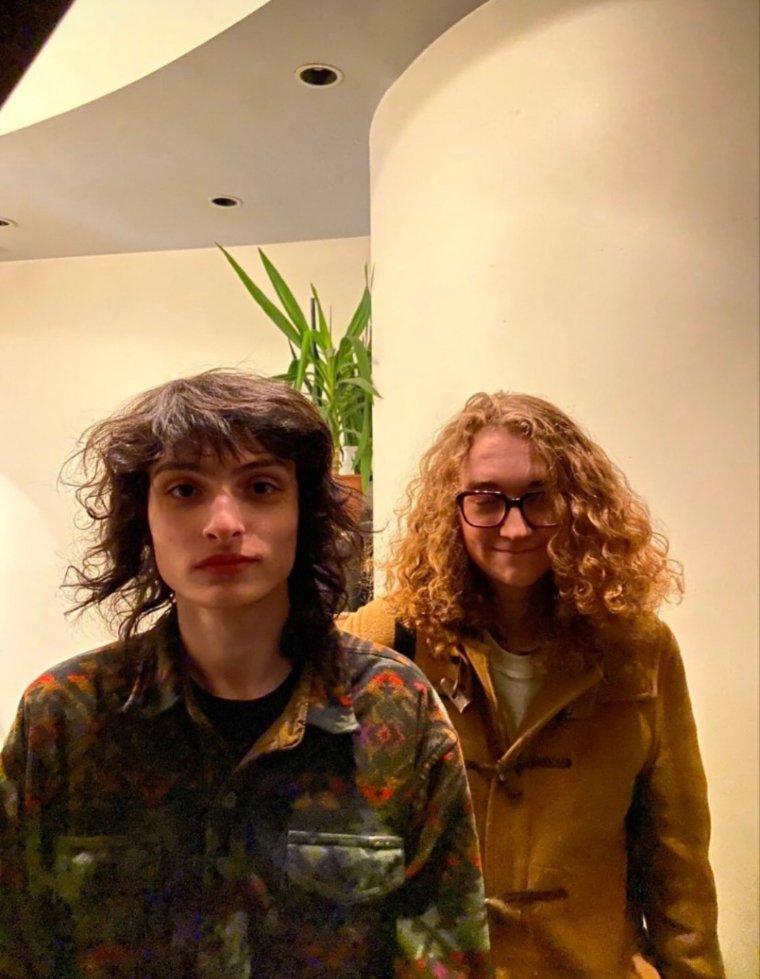 malena_net's tweet photo. Finn and Malcolm yesterday! 
[ #finnwolfhard #StrangerThings4 #StrangerThings #theaubreys #malcolmCraig ] https://t.co/SEPFIc0KNs