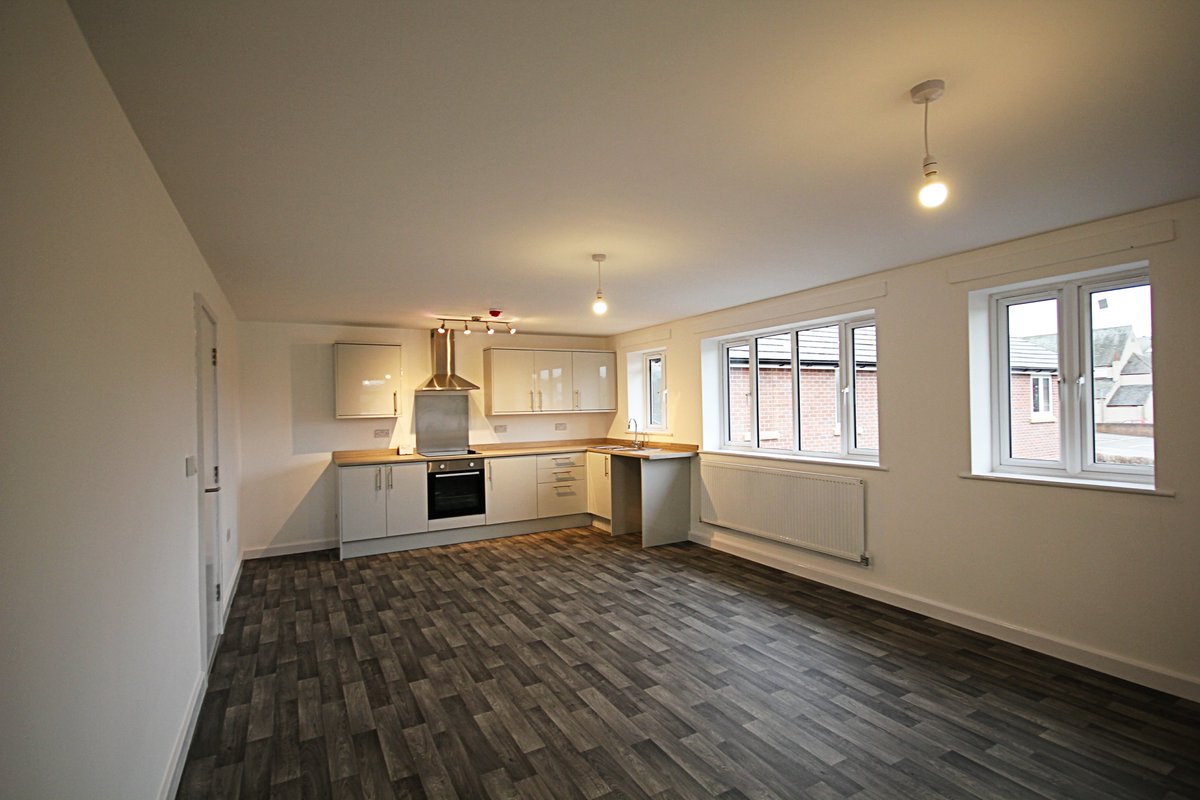 Nottsdeveloper's tweet photo. selection of kitchens, in the new flats https://t.co/eHEYWx0Hcu