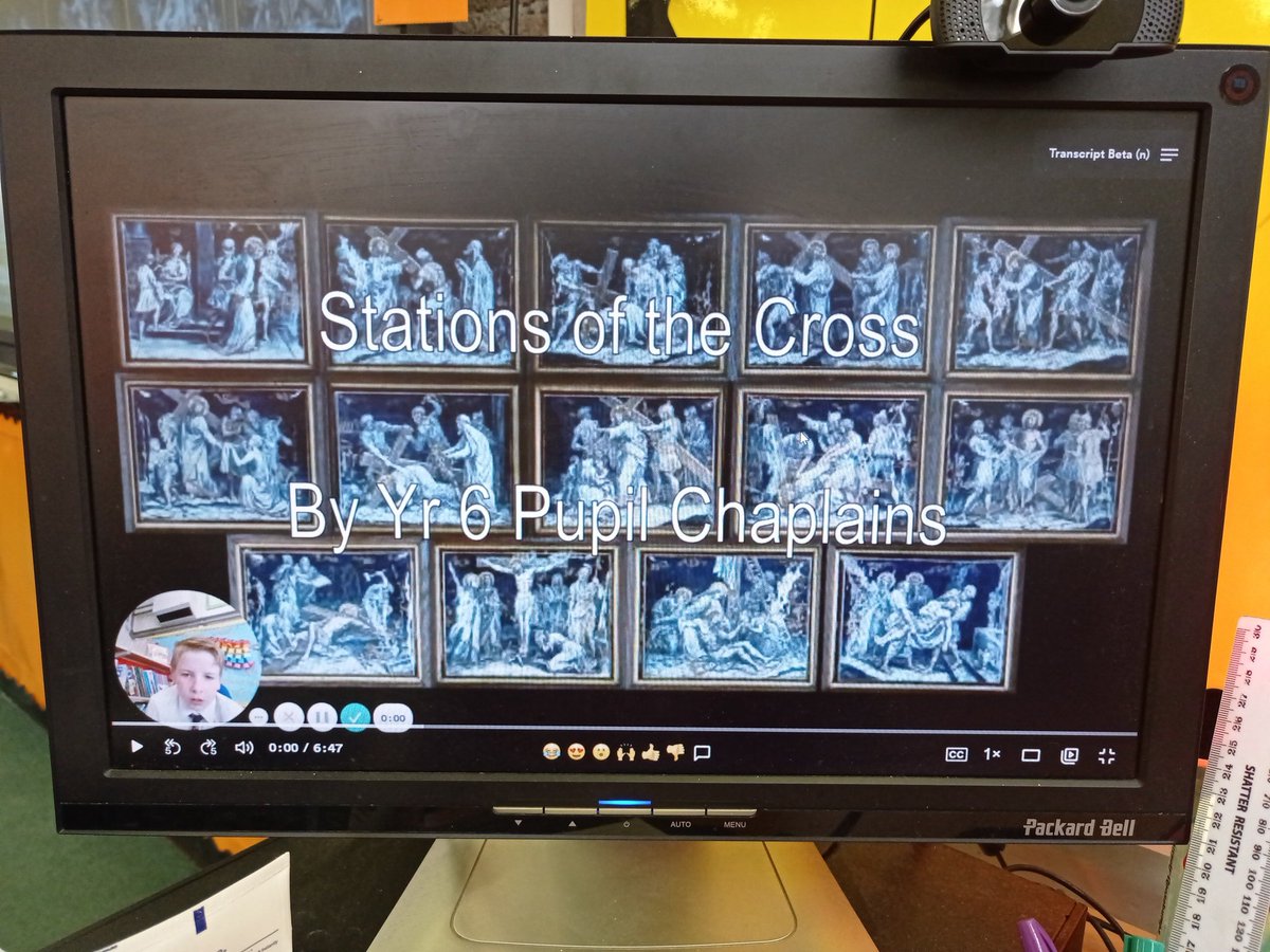 It wouldn't have been right if years five and six didn't get to watch #TheMiracleMaker as part of their #HolyWeek learning. This was further supported by the superb efforts of the #ChaplainTeam who put together a #StationsOfTheCross worship for us all to celebrate! #TeamStPeters